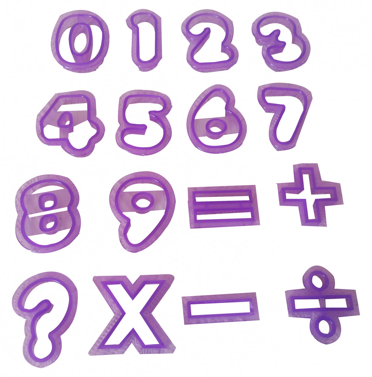 Set Decupatoare Cifre, 6x4.5cm - Set Cofetarie