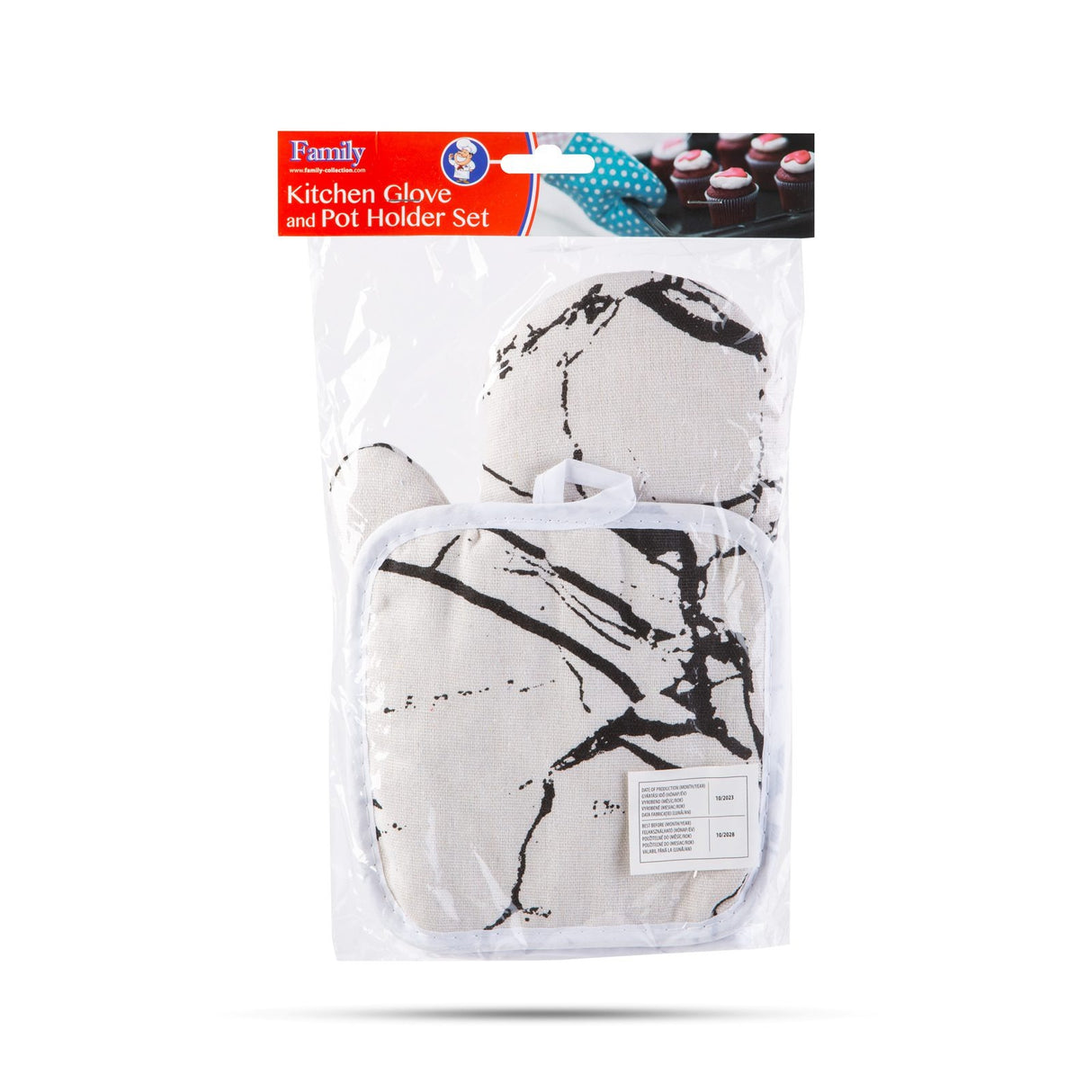 Set mănuși de bucătărie și suport pentru oale – 25 cm