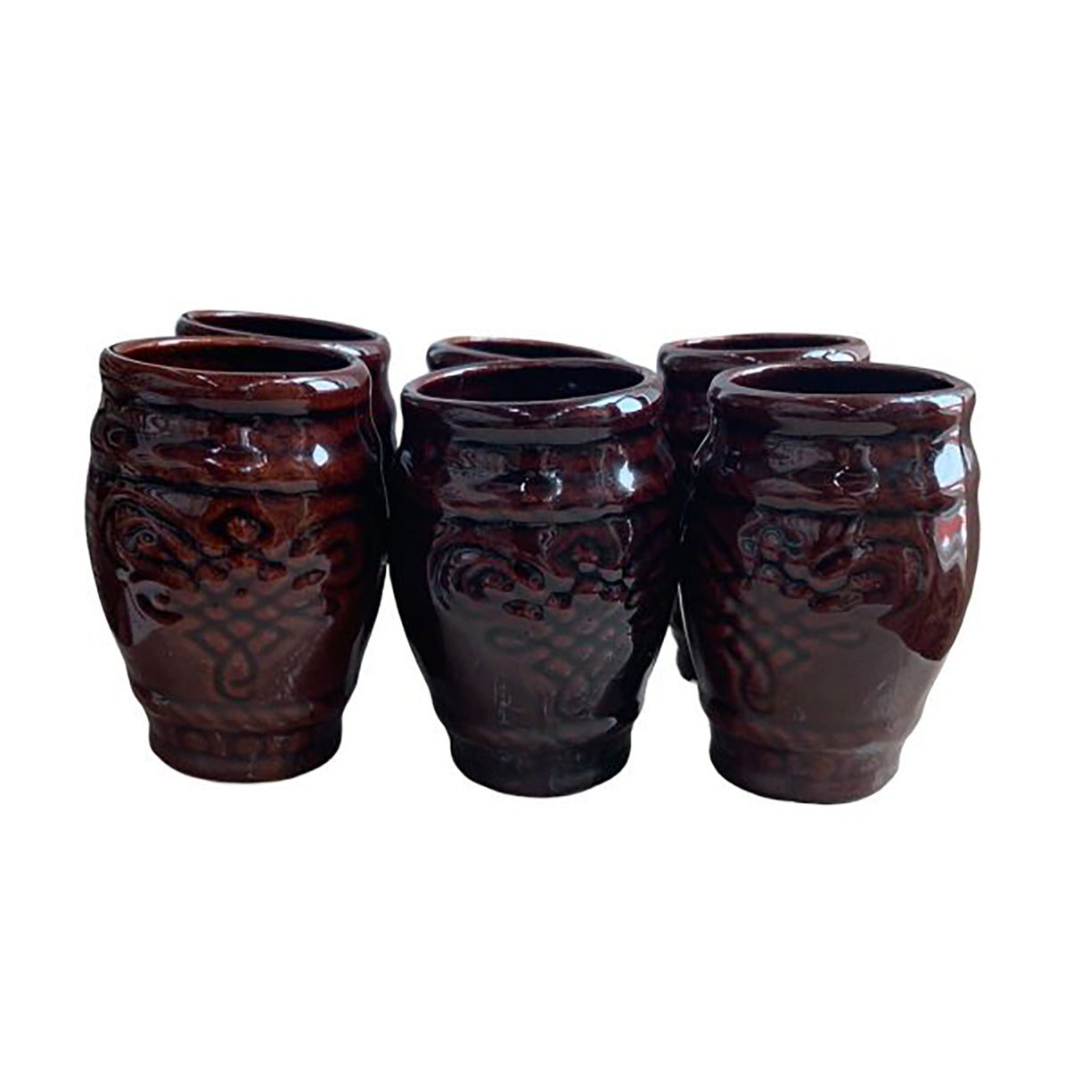 Set pentru servirea Bauturilor, Cioban cu 6 cesti, Ceramica