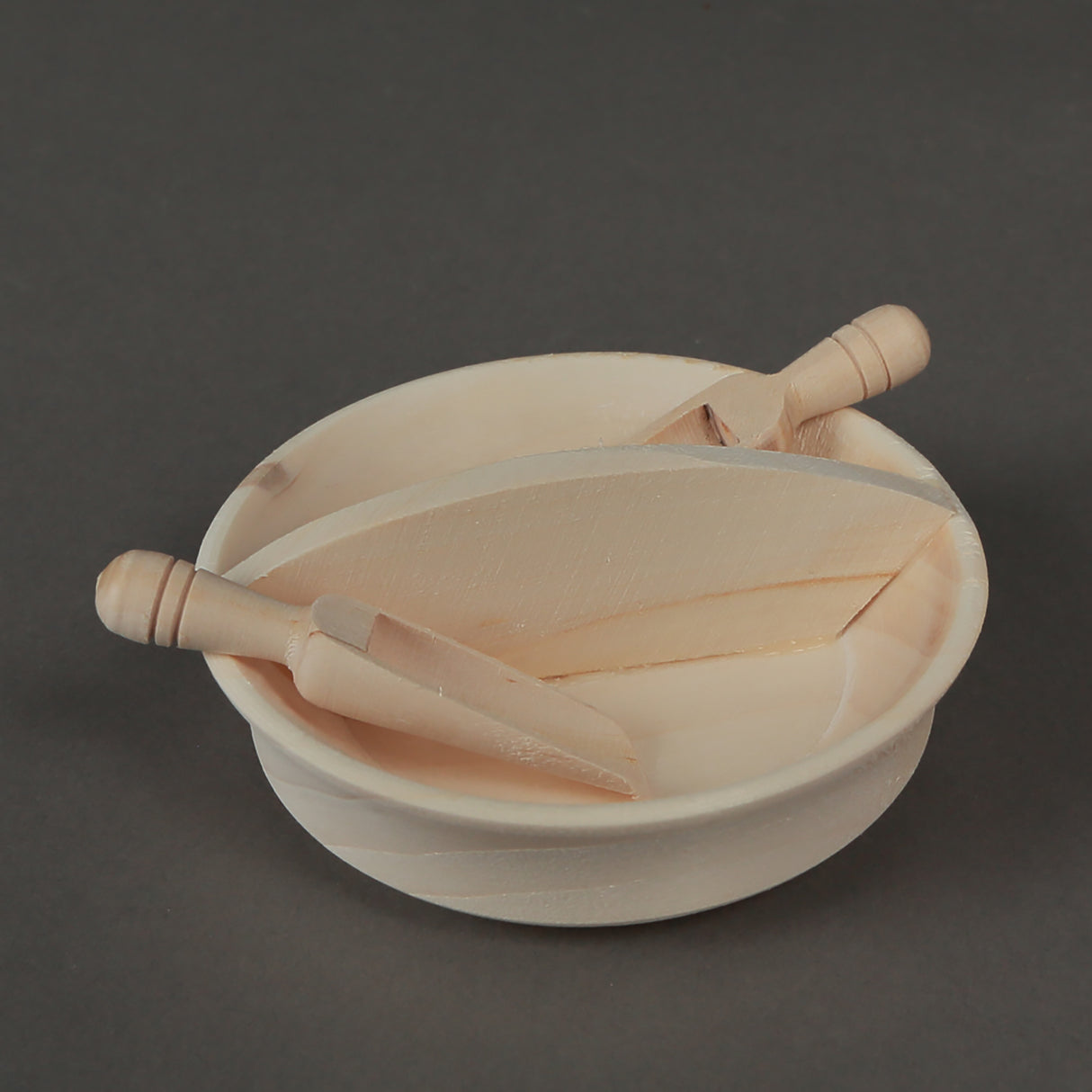 Solnita si Pipernita din lemn, Natur, 10 cm