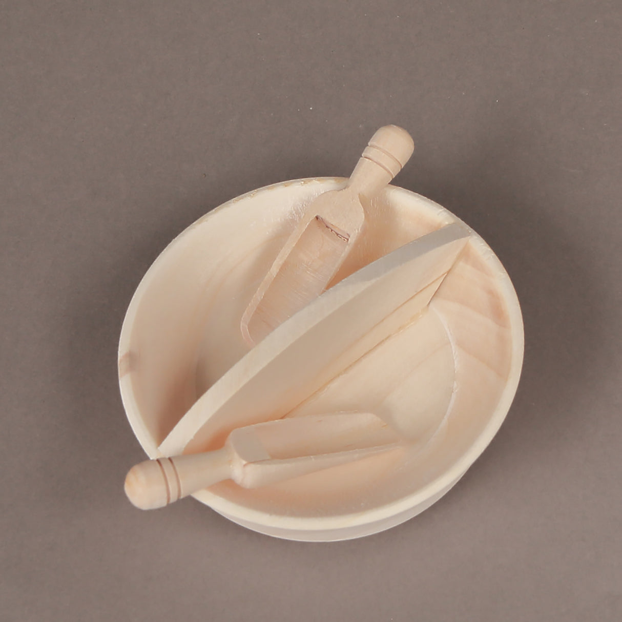 Solnita si Pipernita din lemn, Natur, 10 cm