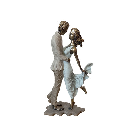 Statueta din Rasina, Calitate Superioara, Indragostiti Dansand, 34 cm