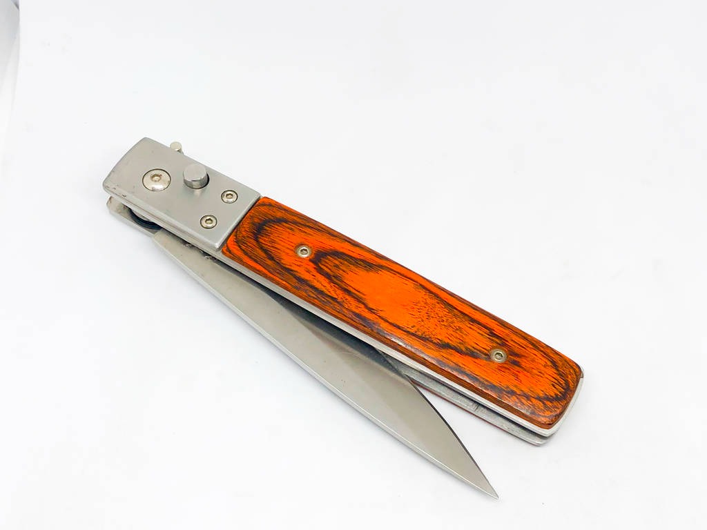 Briceag Inox cu Maner Lemn, 32 cm , 185 g