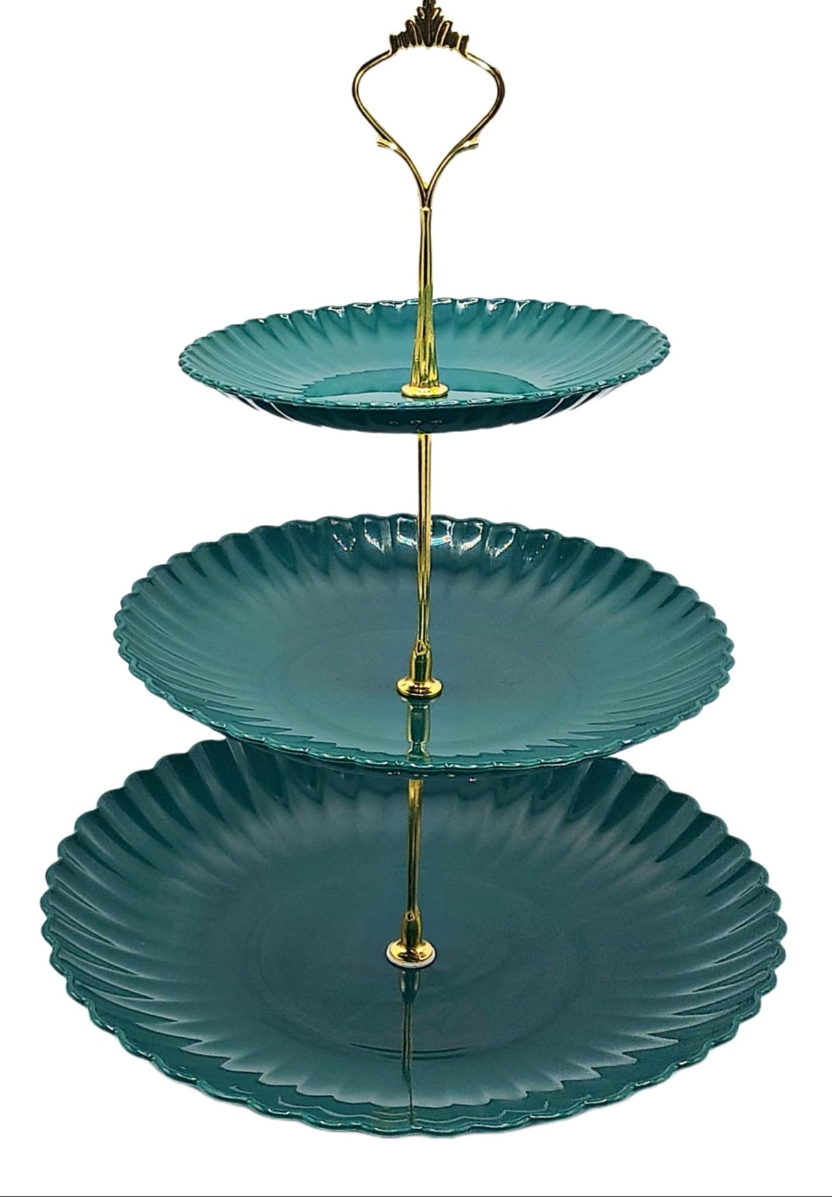 Etajera din plastic dur cu 3 nivele, 33x25x25 cm