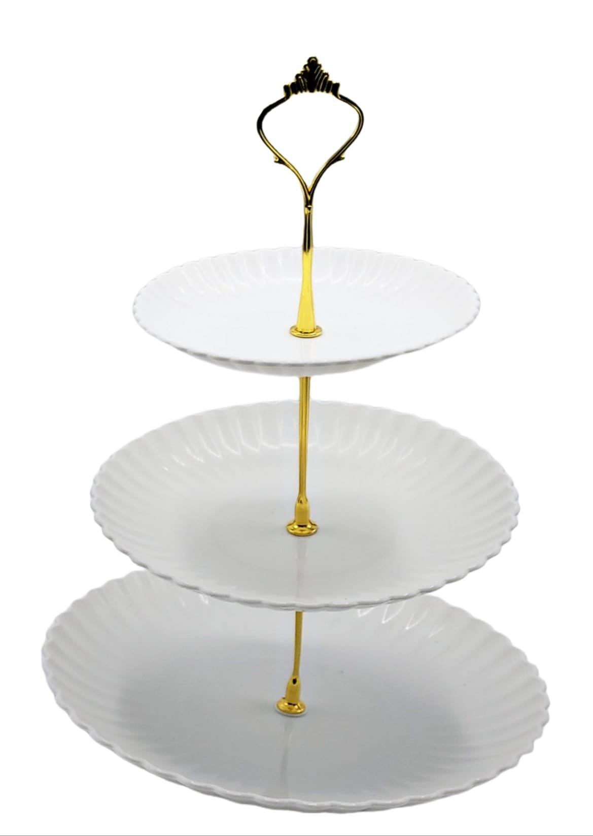 Etajera din plastic dur cu 3 nivele, 33x25x25 cm