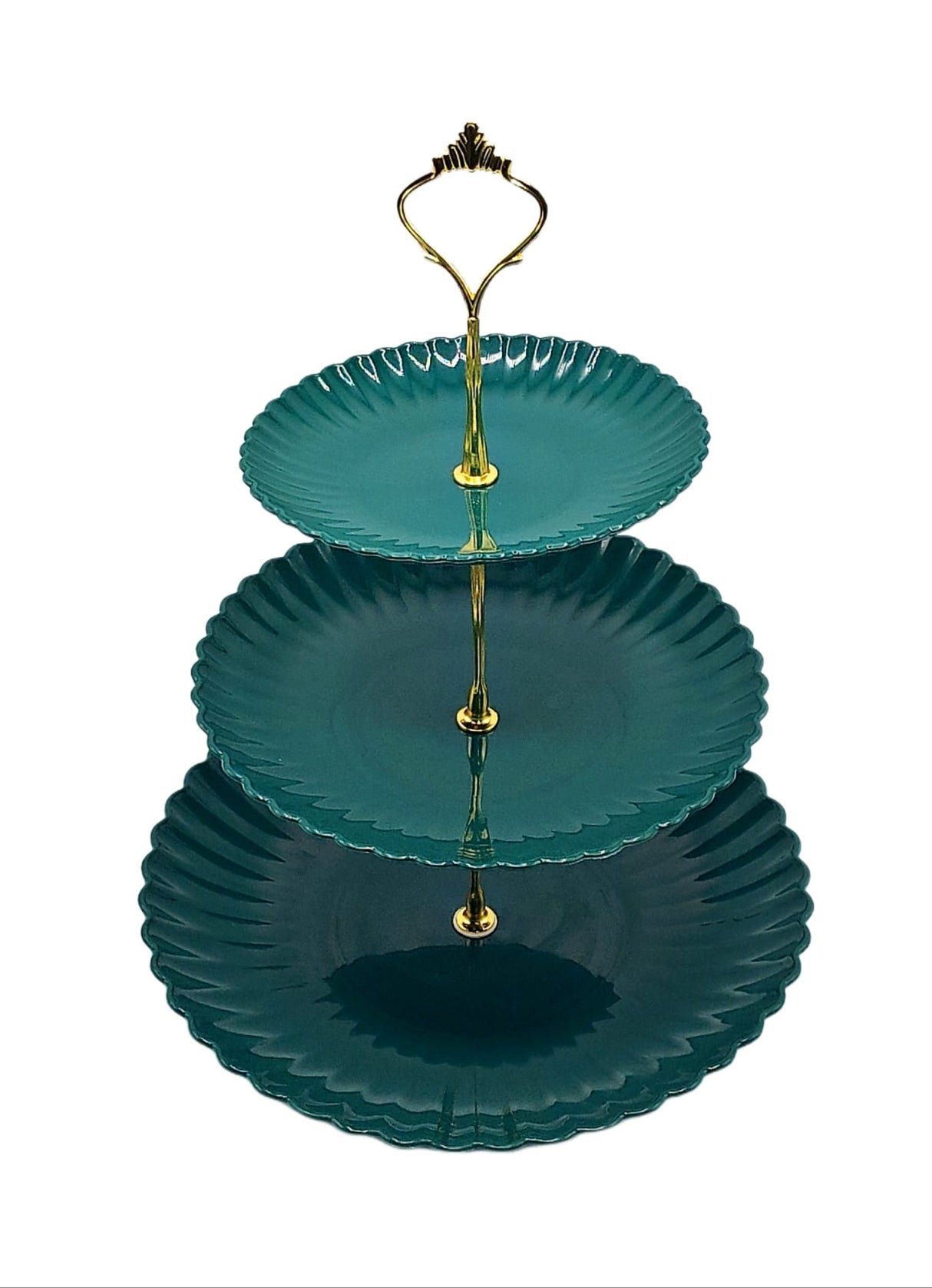 Etajera din plastic dur cu 3 nivele, 33x25x25 cm