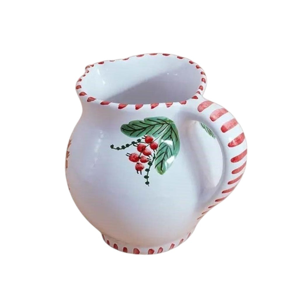 Ulcior decorativ cu flori de camp , Ceramica , 500 ml