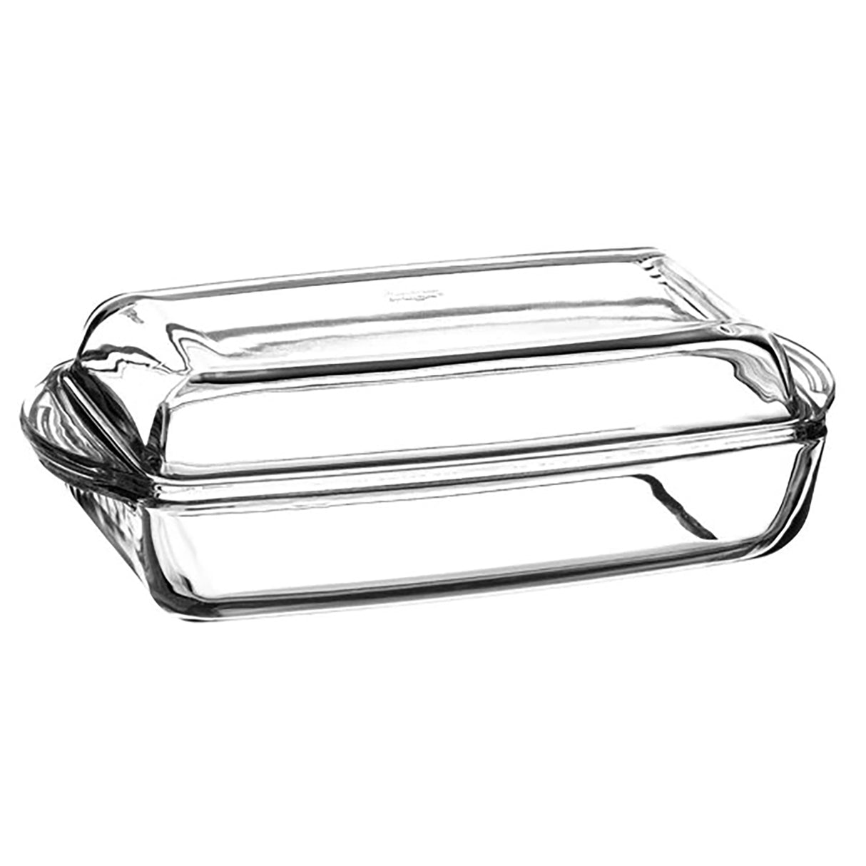 Vas Termorezistent cu capac, Dreptunghiular, Borcam, 1.3l x 0.9 l