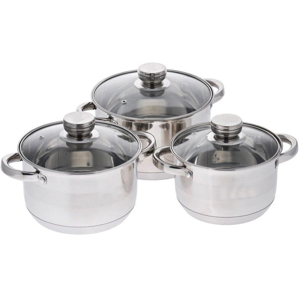 Set 3 oale inox plus capace de sticla, 2.3, 3.2, 4.2 l