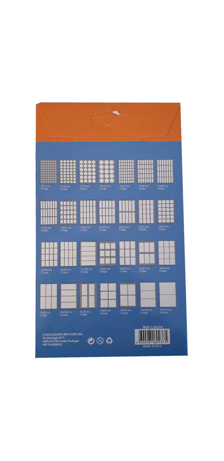 Etichete autoadezive, 34x67 mm