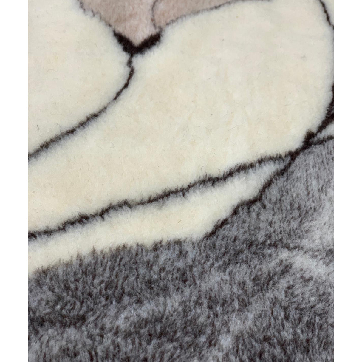 Patura din Lana cu model Floral, 220x200 cm