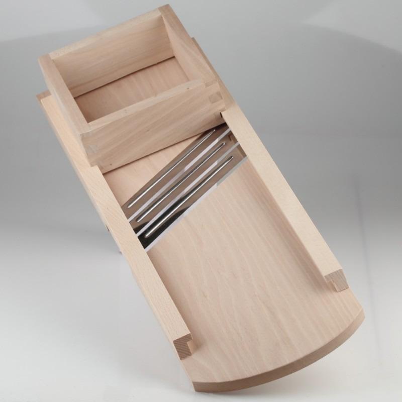 Razatoare varza cu Suport din lemn, 3 cutite