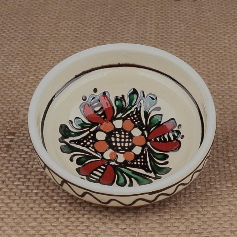 Castron Ceramica , pictat manual , 13 cm - 350 ml / 16 cm - 600 ml