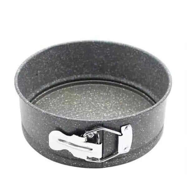 Tava de copt detasabila, Metal , 24cm, gri marmotat