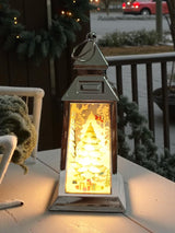 Decoratiune Tip Felinar Cu Baterii, 12 cm