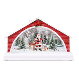 Decoratiune de Craciun, Casuta , LED, 15.5 cm