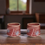 Cana din ceramica în stil japonez, Pictata Color – 220ml