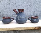 Set Turka pentru cafea Turceasca, 300 ml ,2 cescute 100 ml