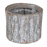 Ghiveci din Coaja de Copac, Maro, 9x9x7 cm