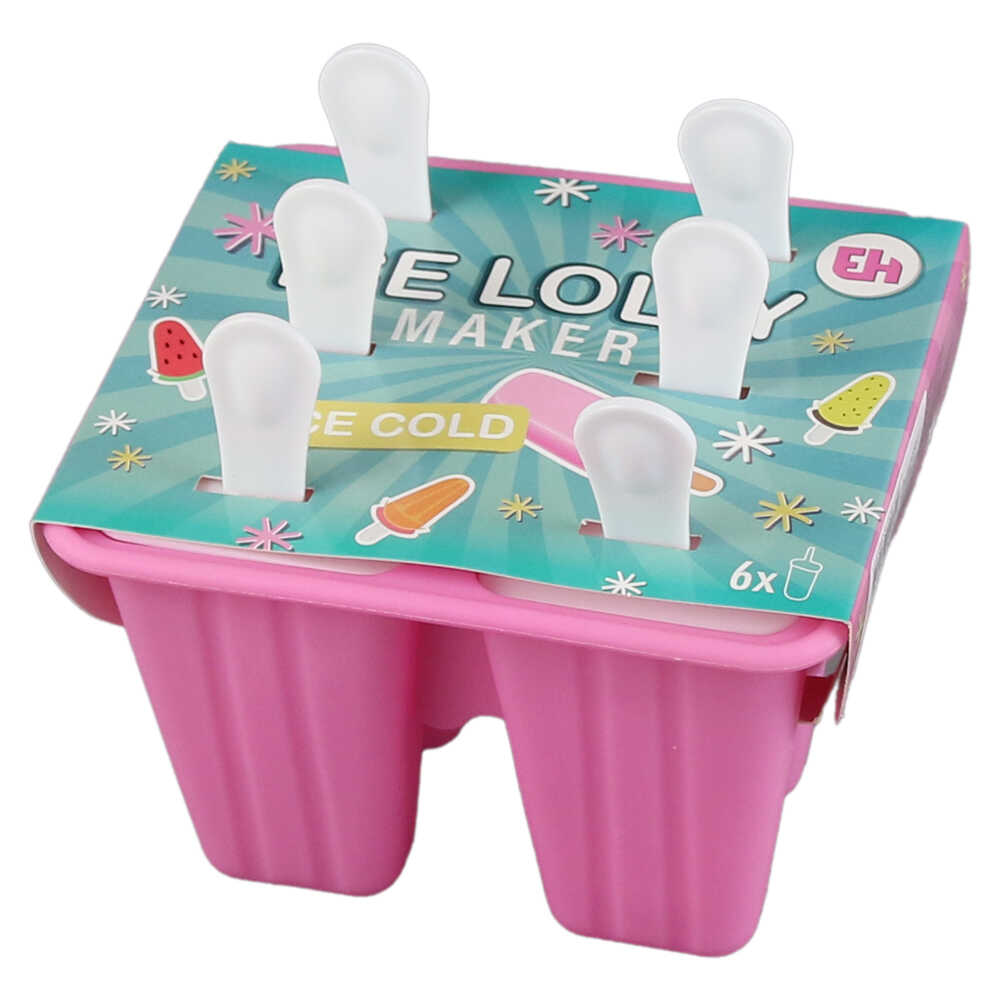 Set 6 forme pentru inghetata, din silicon, 14×12 CM