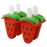 Set 4 forme pentru inghetata, din silicon, 13 x 11 cm