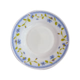 Set 6 farfurii adanci Opal, Model Floral, 24 cm