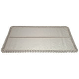 Set Fata de masa din Bumbac cu 4 suporturi pentru farfurie, 95x47cm/55x38cm