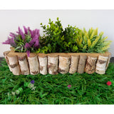 Jardiniera decor, Mesteacan, 10x45 cm