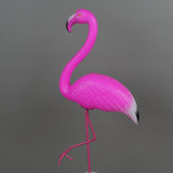 Flamingo, ornament decorativ pentru Curte sau Gradina, Plastic , Fucsia, 100 cm