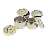 Set 4 caserole termice cu geantă termoizolanta -  interior metalic, capace etanse, lunch box