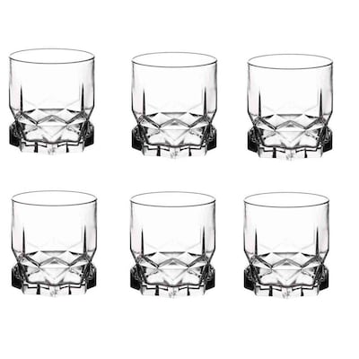 Set pahare whisky, 6 piese, 315 ml, sticla