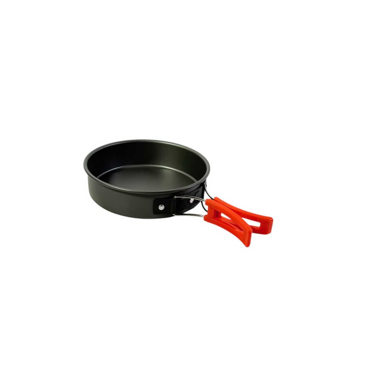 Set 2 Vase de Calatorie cu Accesorii – Tigaie cu Maner Pliabil, Set Gatit Portabil