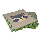 Set 9 Covorase Puzzle cu Animale, 31x31 cm, Educative, Antiderapante