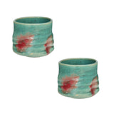 Cana din ceramica în stil japonez, Pictata Color – 220ml