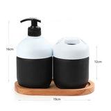 Set Baie din plastic si sticla, 3 piese