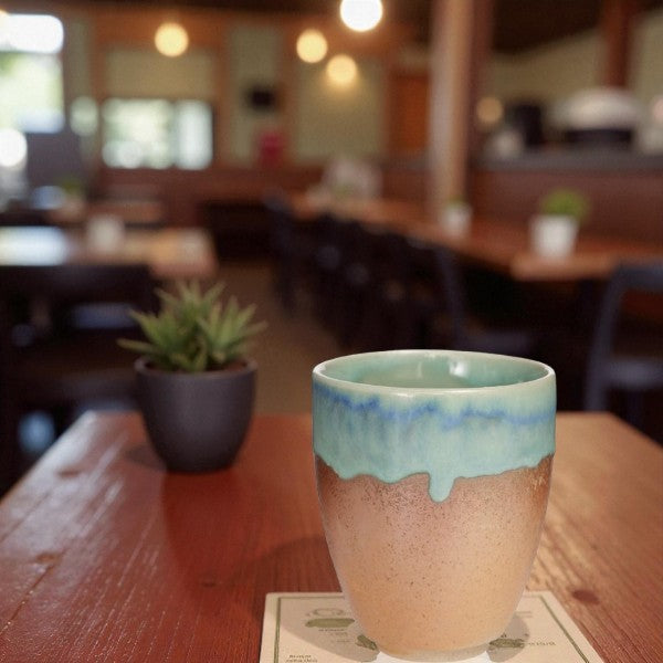 Cana din ceramica în stil japonez, Pictata – 220ml