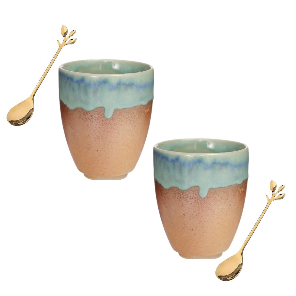 Cana din ceramica în stil japonez, Pictata – 220ml