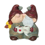 Figurina / Decoratiune pictata manual,rasina, Spiridusi , 20.5 cm