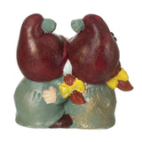 Figurina / Decoratiune pictata manual,rasina, Spiridusi , 20.5 cm