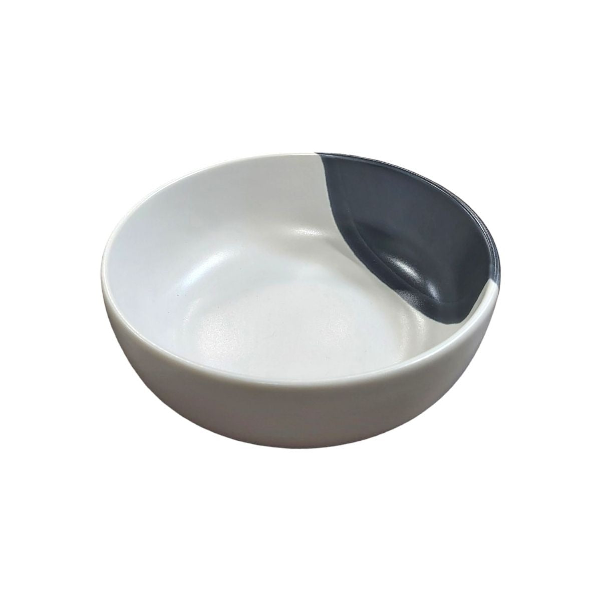 Bol Ceramica 15 cm, Alb-Albastru