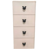 Dulap Modern pentru Depozitare tip Ratan cu 4 Sertare cu Maner , 38 x 40 x 89 cm