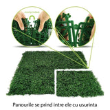 Gard Paravan cu Frunze artificiale, verde  decor sau mascare, 60x40 cm