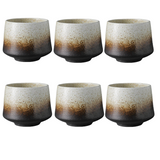 Set 6 cesti de Cafea/ Ceai , stil Japonez , Ceramica , 200 ml