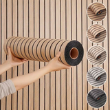 Riflaj/Panou decorativ de perete, efect lemn de stejar deschis/inchis , 60cm*3m