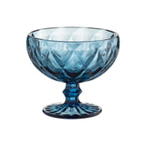 Set 6 cupe inghetata albastru-fumuriu , 300 ml