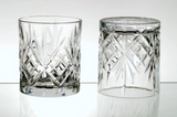 Set Decantor 1L + 6 pahare whiskey , sticla