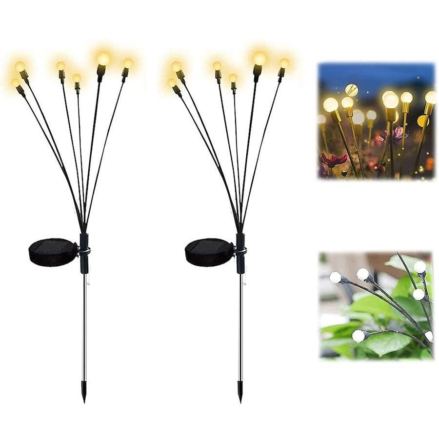 Lampa pentru gradina cu incarcare solara, waterproof, autonomie 12 ore, 70 cm