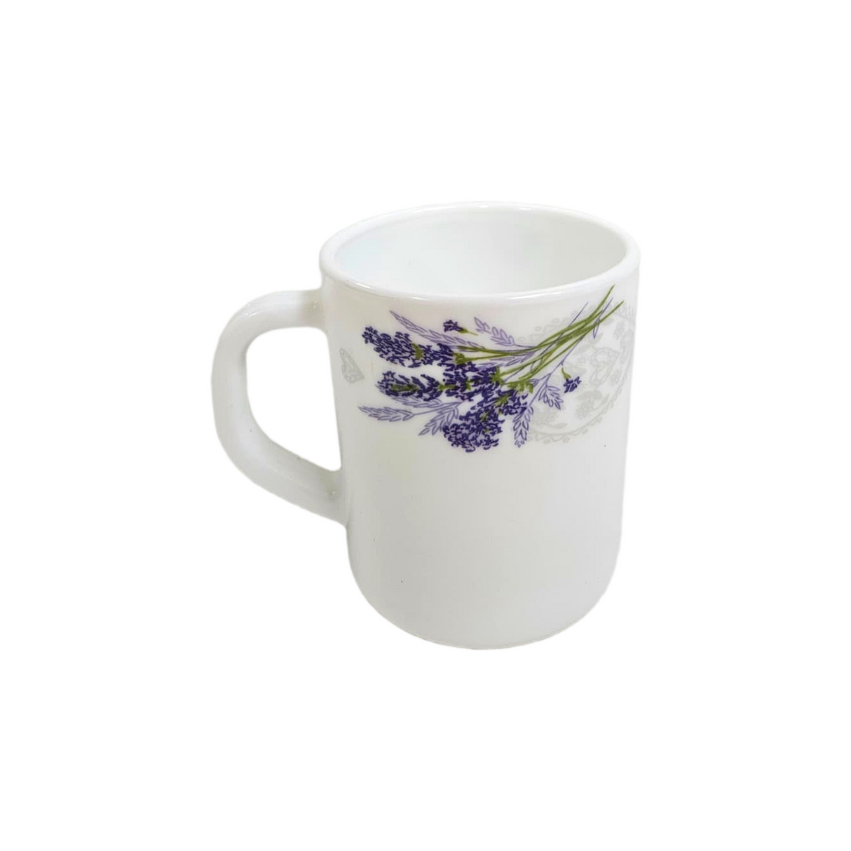 Set 6 Cani opal, model Floral Lavanda, 250 ml