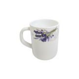 Set 6 Cani opal, model Floral Lavanda, 250 ml