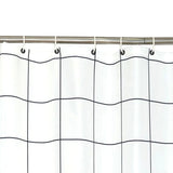 Perdea pentru dus sau cada, cu 12 inele incluse, fixare pe bare,Diverse Modele, 180 x 180 cm